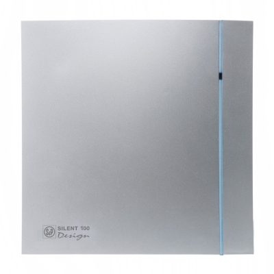 Накладной вентилятор Soler Palau SILENT-100 CZ SILVER DESIGN 3С