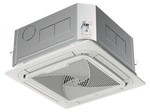 Четырёхпоточный кассетный внутренний блок MRV Haier AB162MCERL с панелью PB-620QB(H)