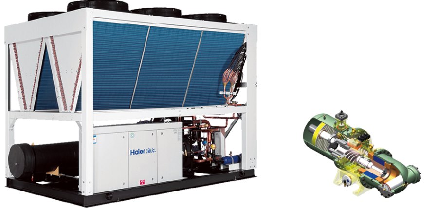 Винтовой чиллер Haier CI0630PANH с воздушным охлаждением Винтовой чиллер Haier CI0630PANH с воздушным охлаждением