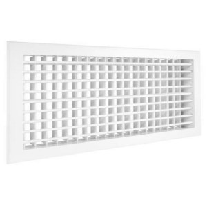 Настенная двурядная решётка ZILON 2 WA 300*100