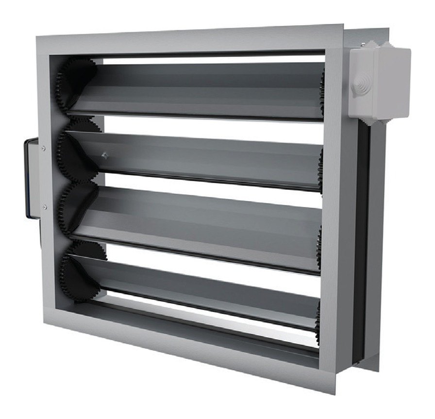 Воздушный клапан с электроподогревом ВКп 350×1600
