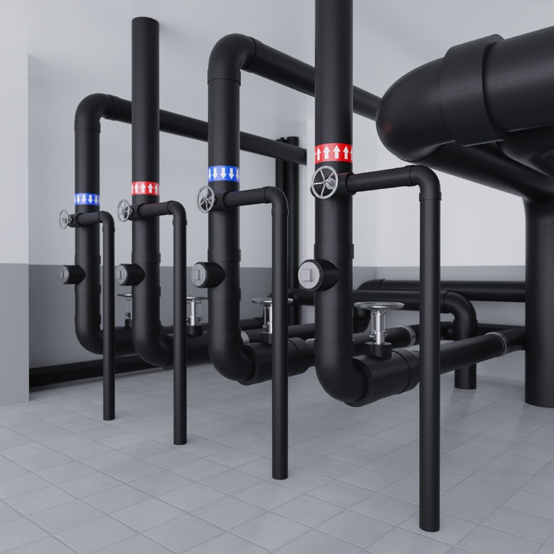 Трубка теплоизоляционная РУ-ФЛЕКС СТ 50×22 мм, 2 м